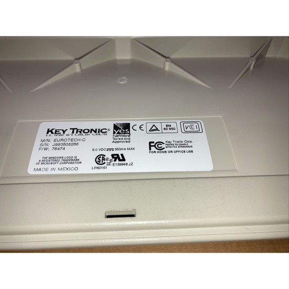 Eurotech By Key Tronic Keyboard Vintage Rare DIN  76474 NEAR-MINT EUROTECH-C - Picture 11 of 12
